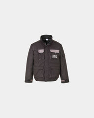 Blouson Texo zum Personalisieren - Schwarz-Himmelblau