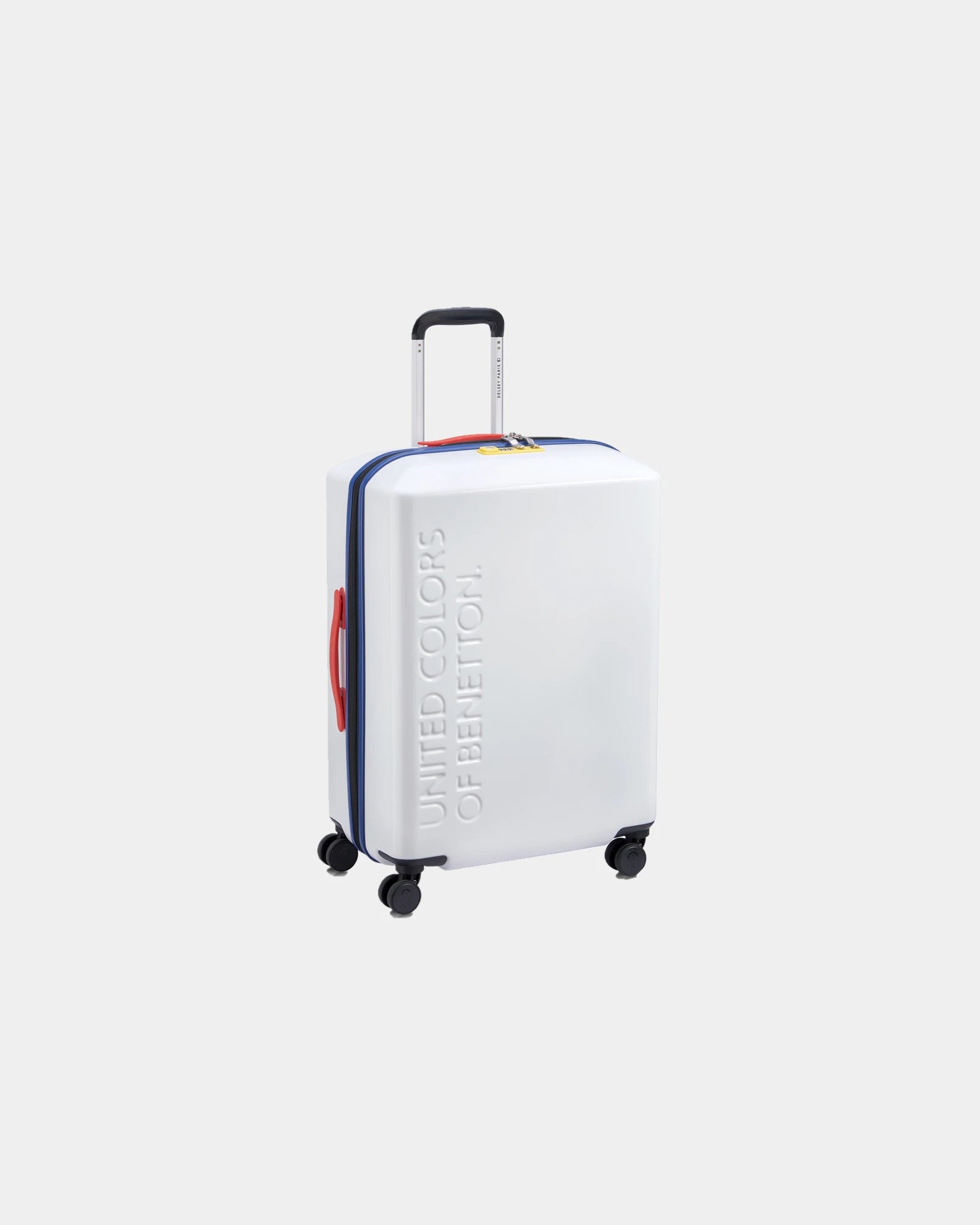 Koffer ABS Polycarbonat United 66 cm zum Personalisieren - Weiß
