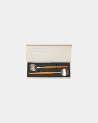 Servierbesteck Holz Vinga Retro zum Personalisieren - 1
