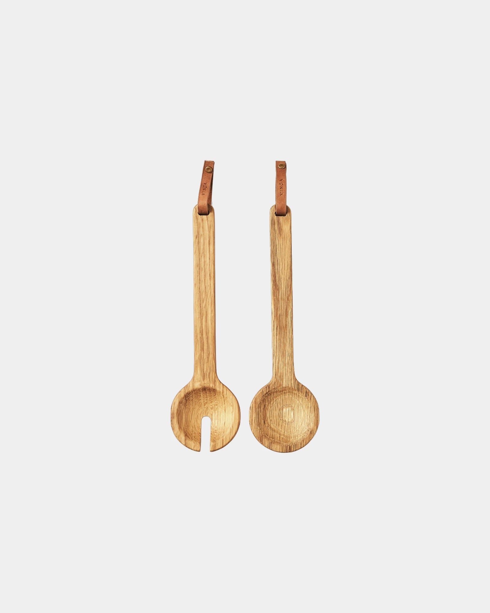 Servierbesteck Holz Vinga Alcamo zum Personalisieren - Braun