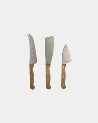 Käse-Set Edelstahl Vinga Histoire du Käse zum Personalisieren - Braun