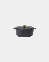 Cocotte Gusseisen Vinga Monte Heritage 4L zum Personalisieren - Schwarz