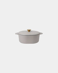 Cocotte Gusseisen Vinga Monte Heritage 4L zum Personalisieren - Grau