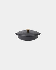 Gusseisen-Bräter 2,5 L Vinga Monte heritage zum Personalisieren - Schwarz