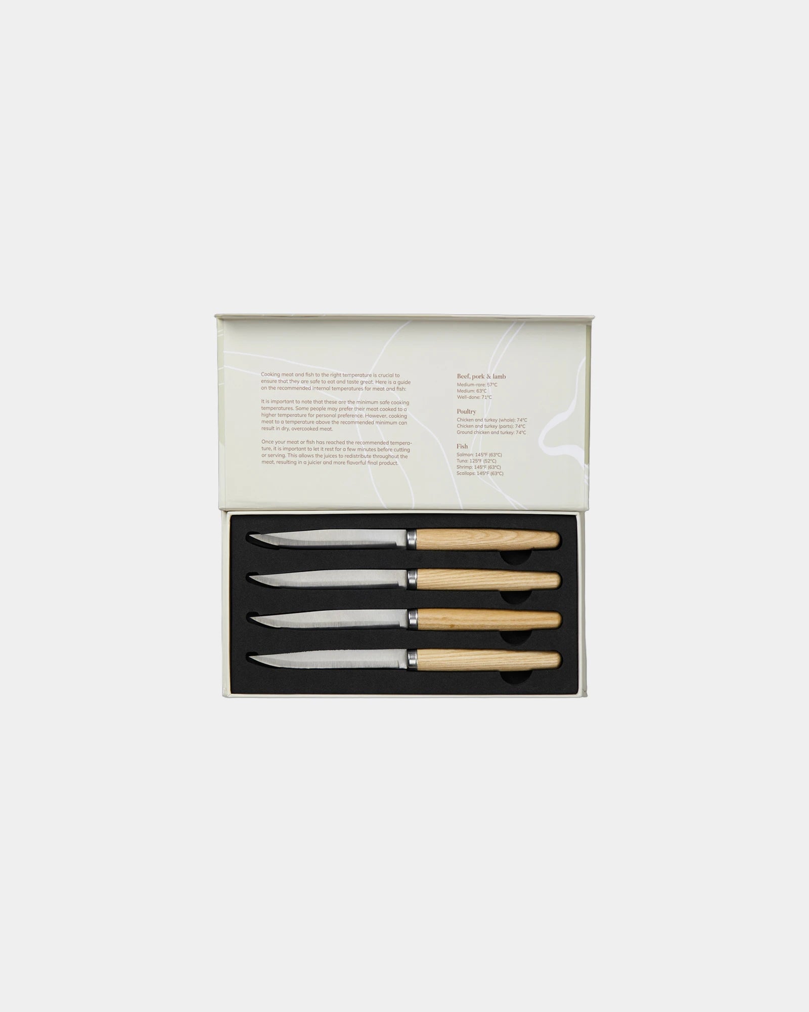 Küchenaccessoires Vinga 4-teiliges Retro-Messerset zum Personalisieren - 1