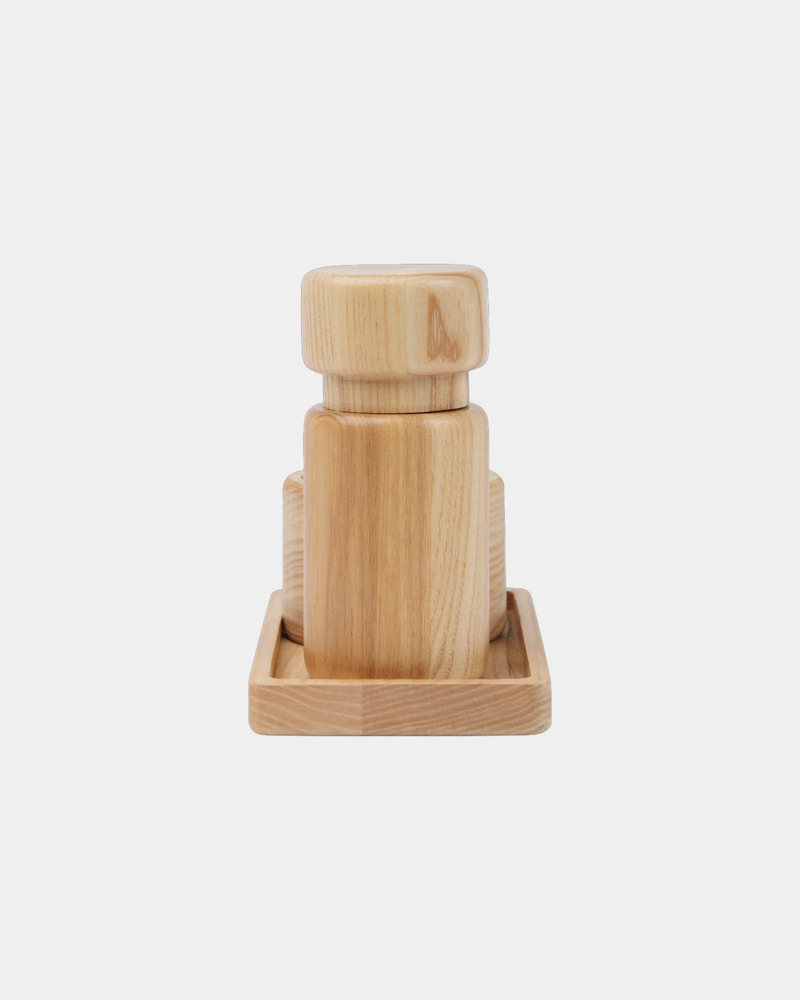 Salz- und Pfeffer-Set Holz Vinga Retro zum Personalisieren - 3