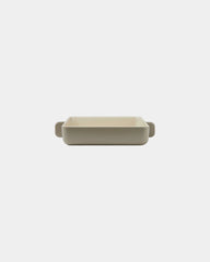 Backform Steinzeug Vinga Monte 33 x 26 cm zum Personalisieren - Grau