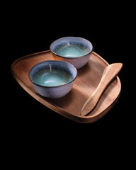 Set für Tapas Vinga Nomimono aus Holz und Stein zum Personalisieren - 3