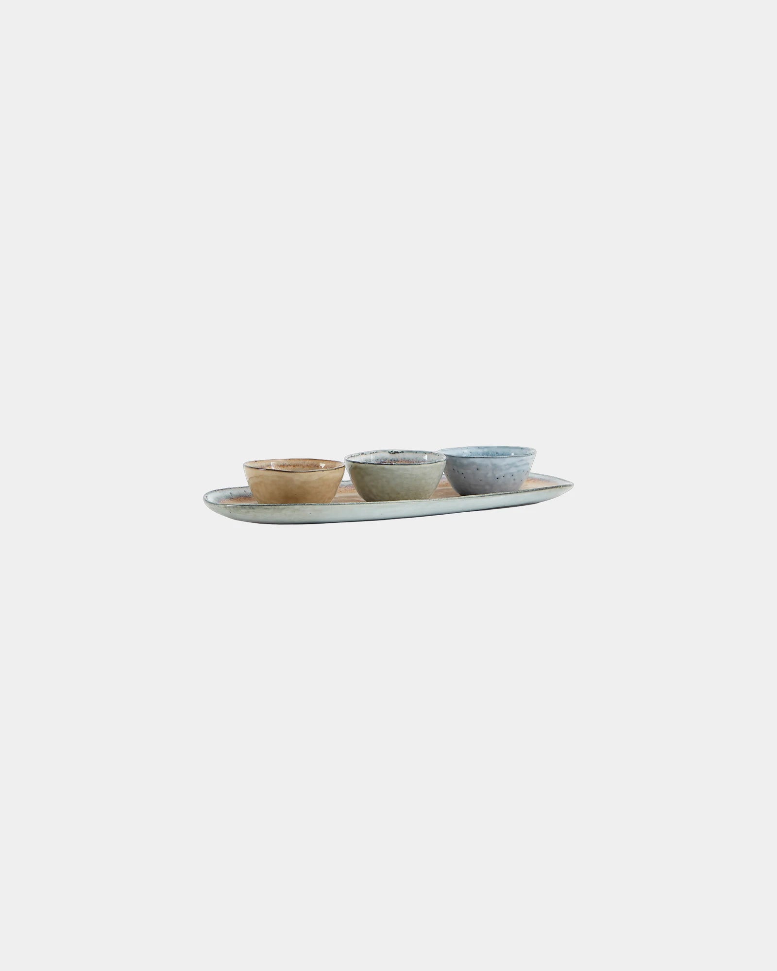 Set von 3 Schalen Vinga Nomimono zum Personalisieren - Beige