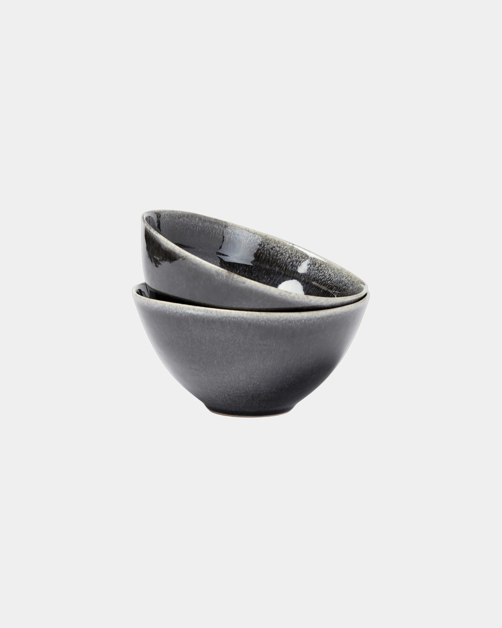 Set von 2 kleinen Schalen 15,5 cm Vinga zum Personalisieren - Schwarz
