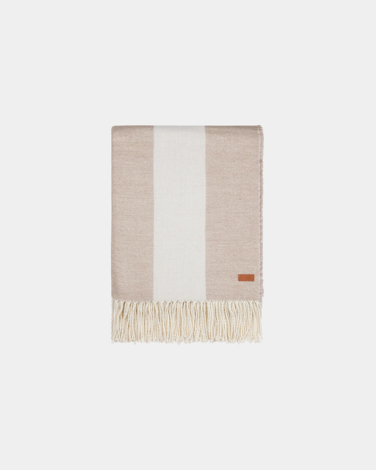 Decke Polylana Vinga Tella zum Personalisieren - Beige