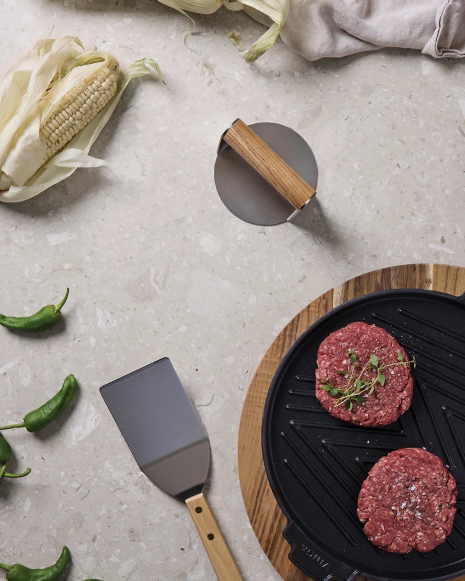 Presse für Burger Edelstahl Vinga Paso zum Personalisieren - 5