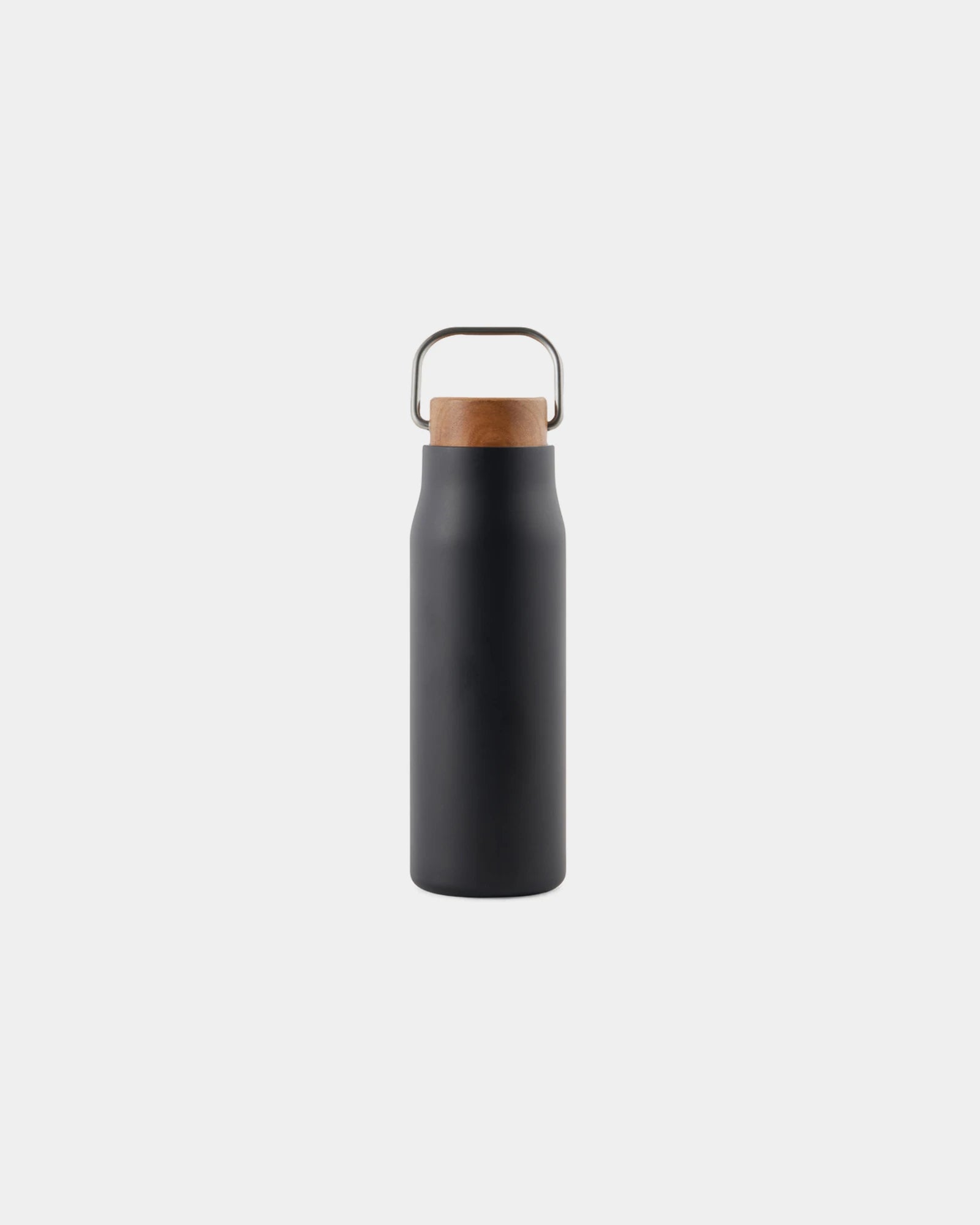 Isolierflasche 300ml Edelstahl Vinga Ciro zum Personalisieren - Schwarz
