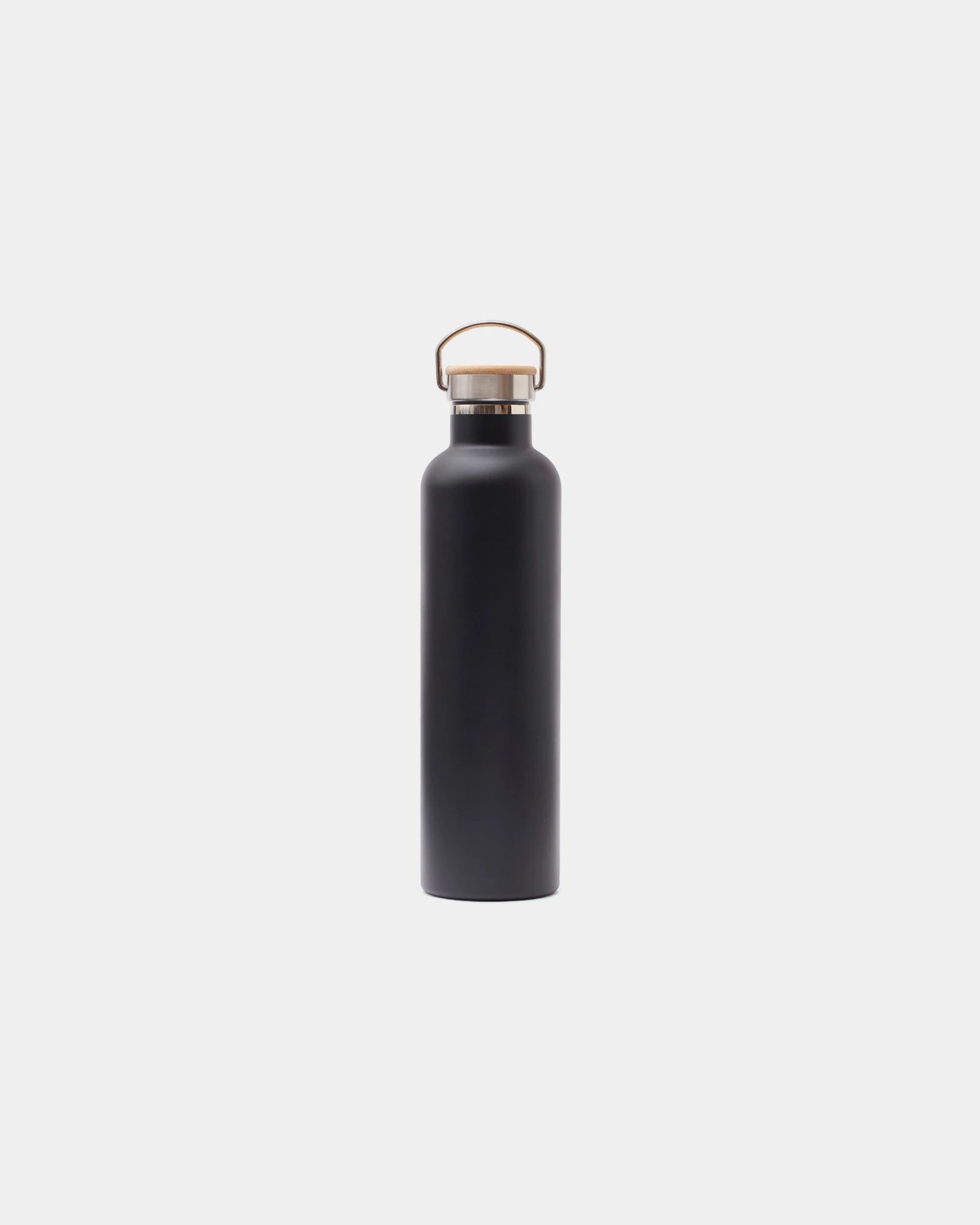 Isolierflasche Edelstahl Vinga Miles 1L zum Personalisieren - Schwarz