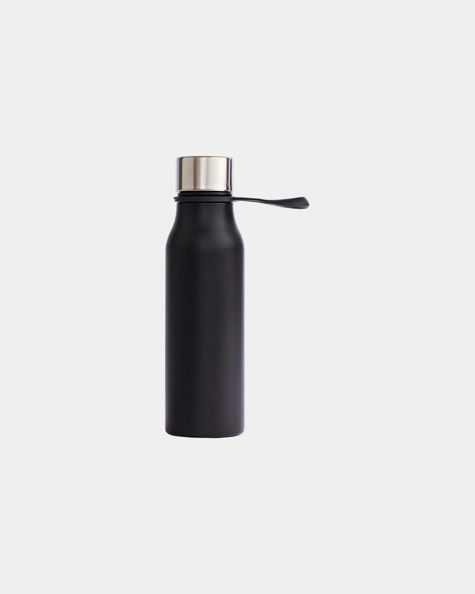 Isolierflasche Edelstahl Vinga 450ml Lean zum Personalisieren - Schwarz