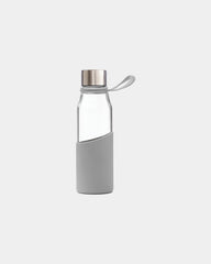 Wasserflasche Glas Vinga Lean 550ml zum Personalisieren - Grau
