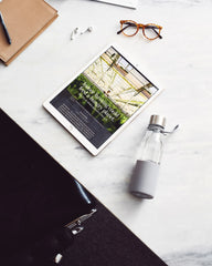 Wasserflasche Glas Vinga Lean 550ml zum Personalisieren - 8