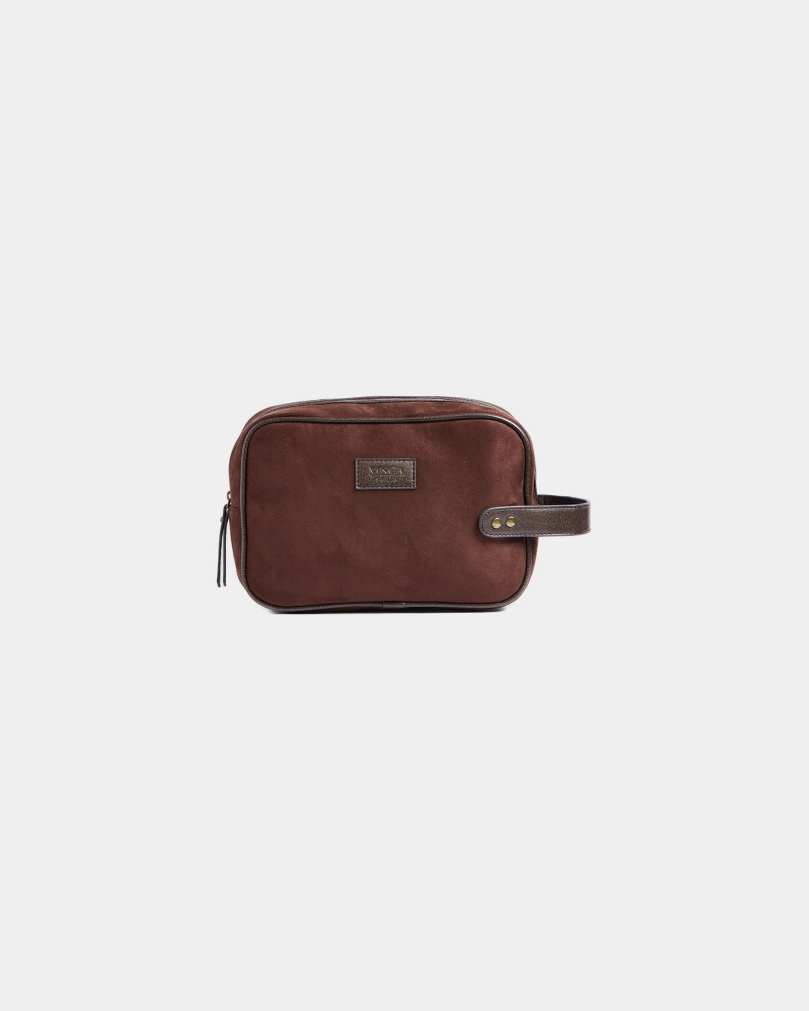 Kosmetiktasche Polyester Vinga Hunton zum Personalisieren - Braun