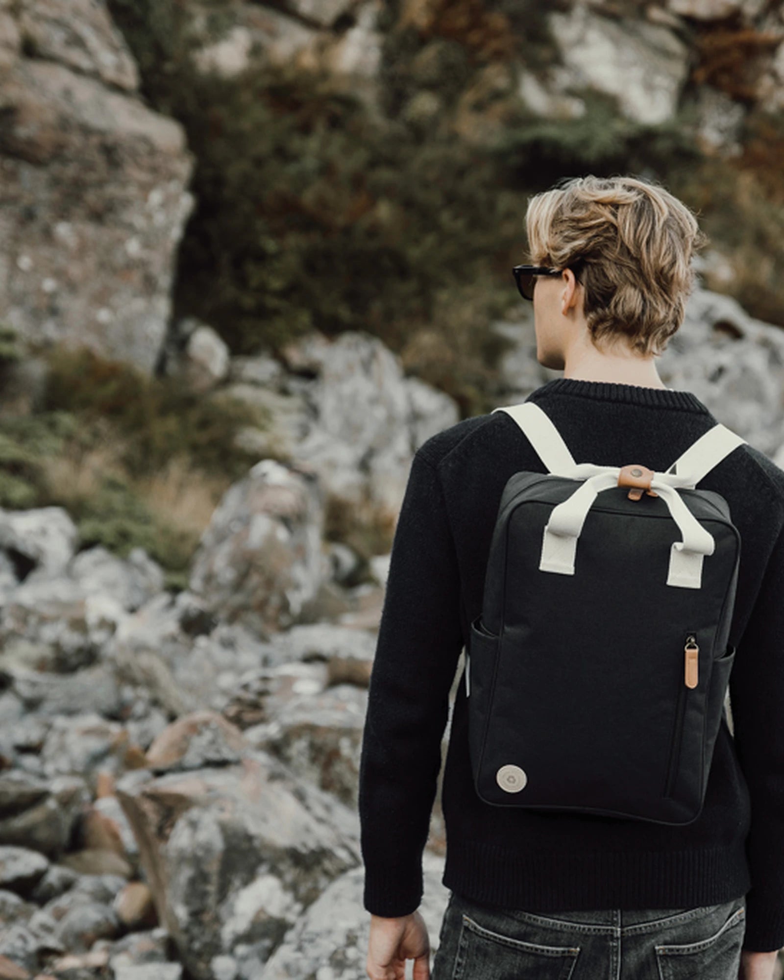 Rucksack recycelt Vinga Sortino zum Personalisieren - 8