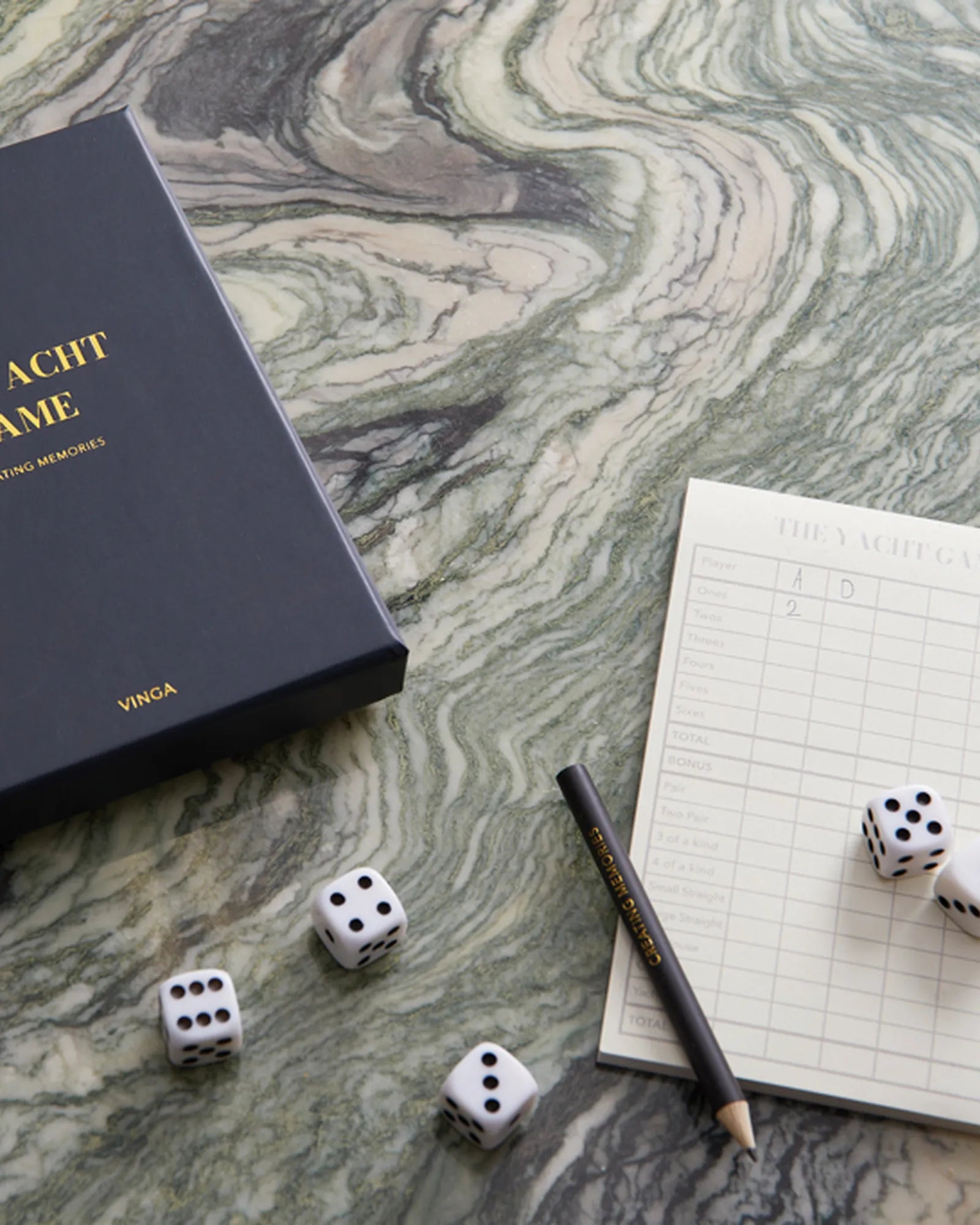 Spiel mit fünf Würfeln Vinga The Yacht zum Personalisieren - 1