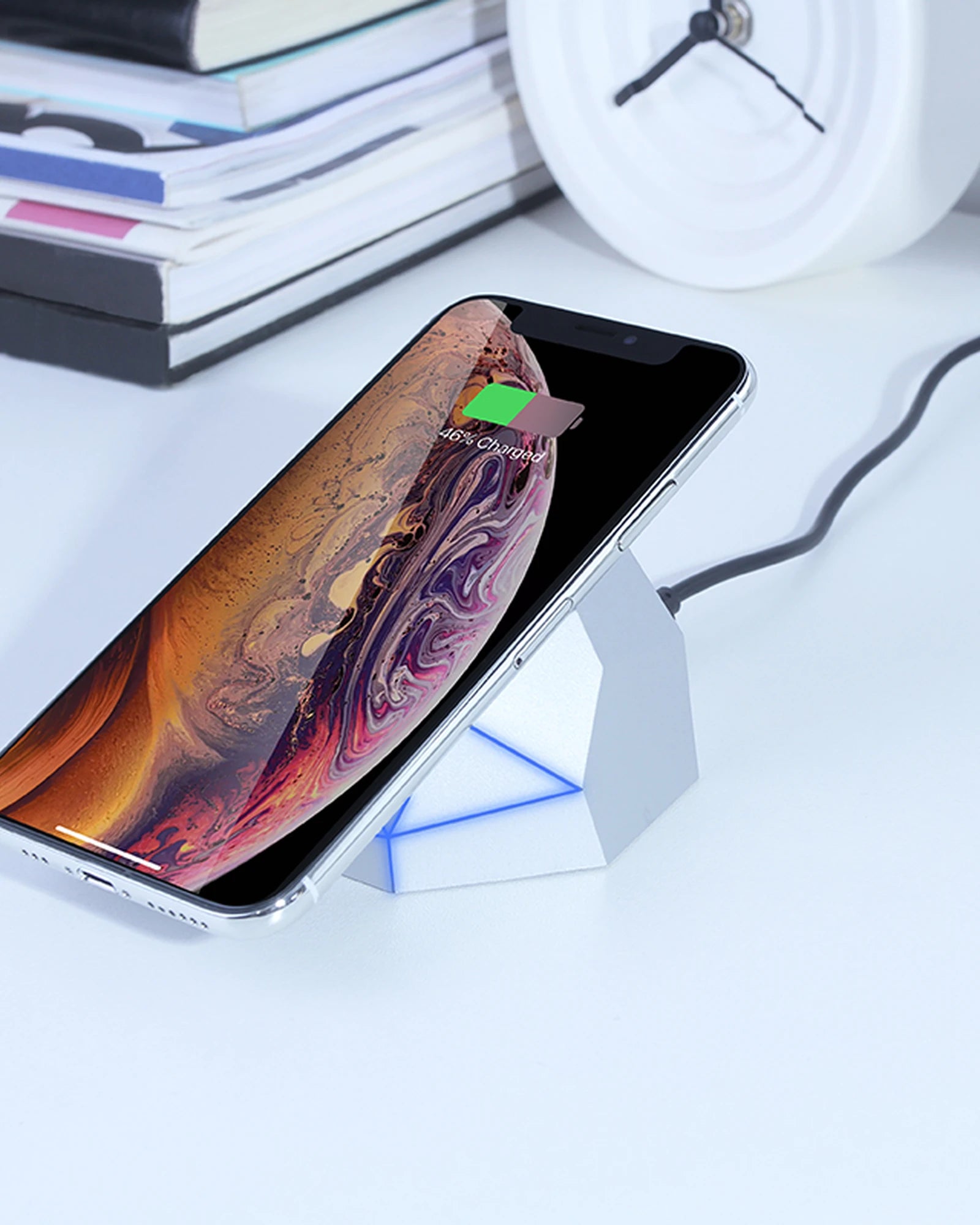 Ladegerät Qi-Technologie XOOPAR Geo Dock zum Personalisieren - 3