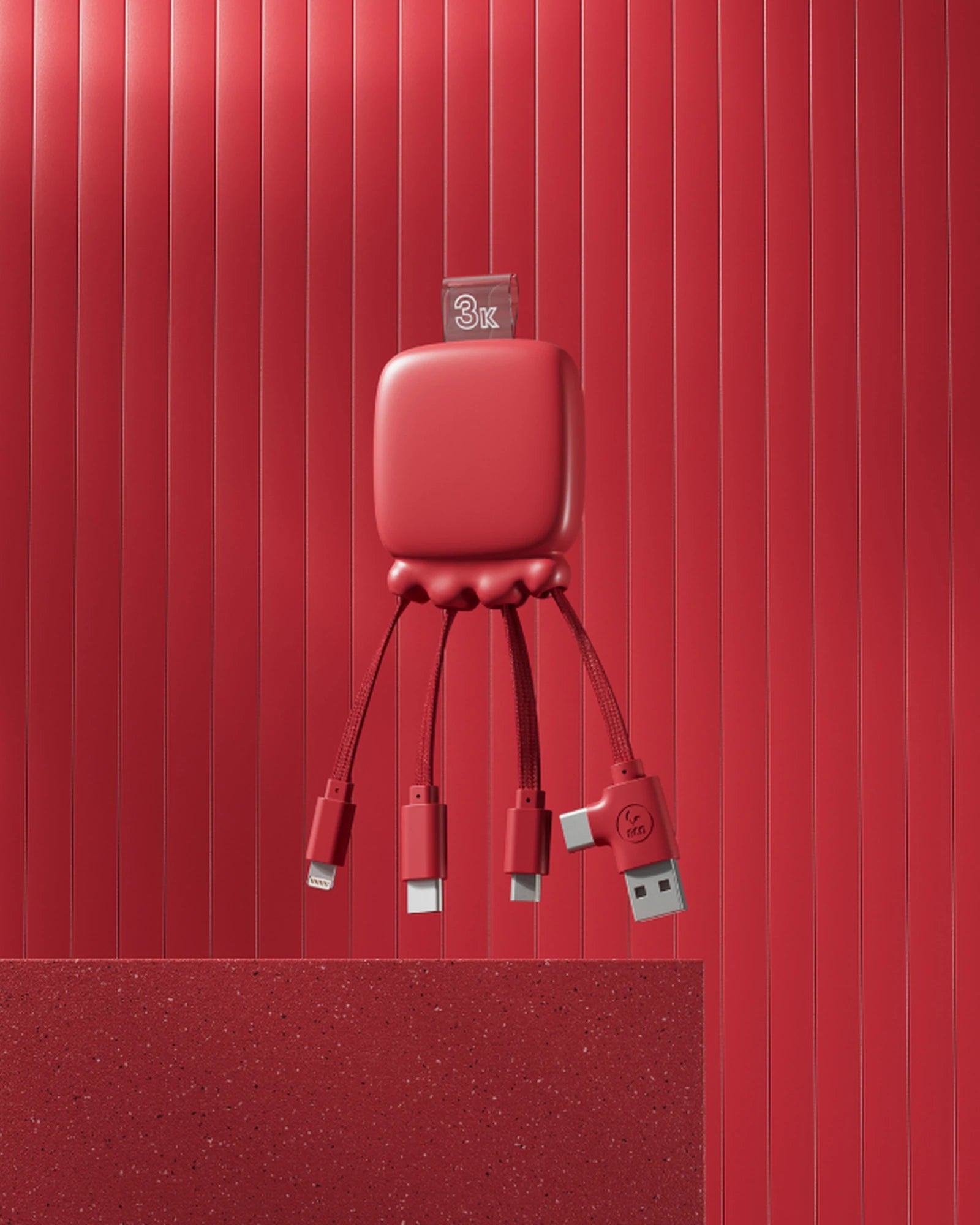Powerbank 3000mAh Multi-Kabel XOOPAR Gamma zum Personalisieren - 2