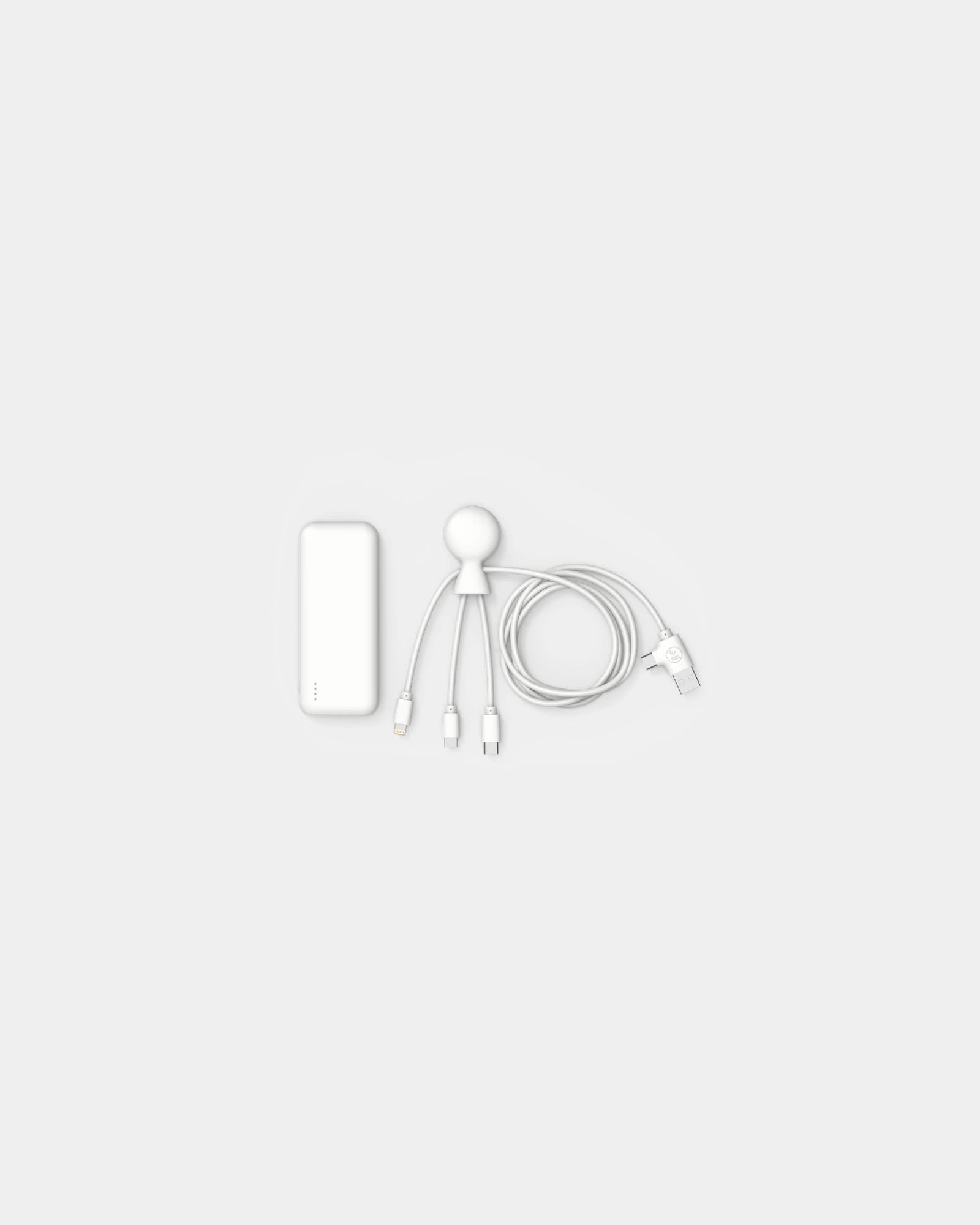 Powerbank 5000mAh XOOPAR EPSILON zum Personalisieren - Weiß