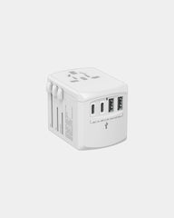 Adapter universell 3 USB und 1 USB-C zum Personalisieren - Weiß