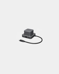 Hub 7-en-1 Aluminium recycelt XOOPAR CUBBI zum Personalisieren - Grau