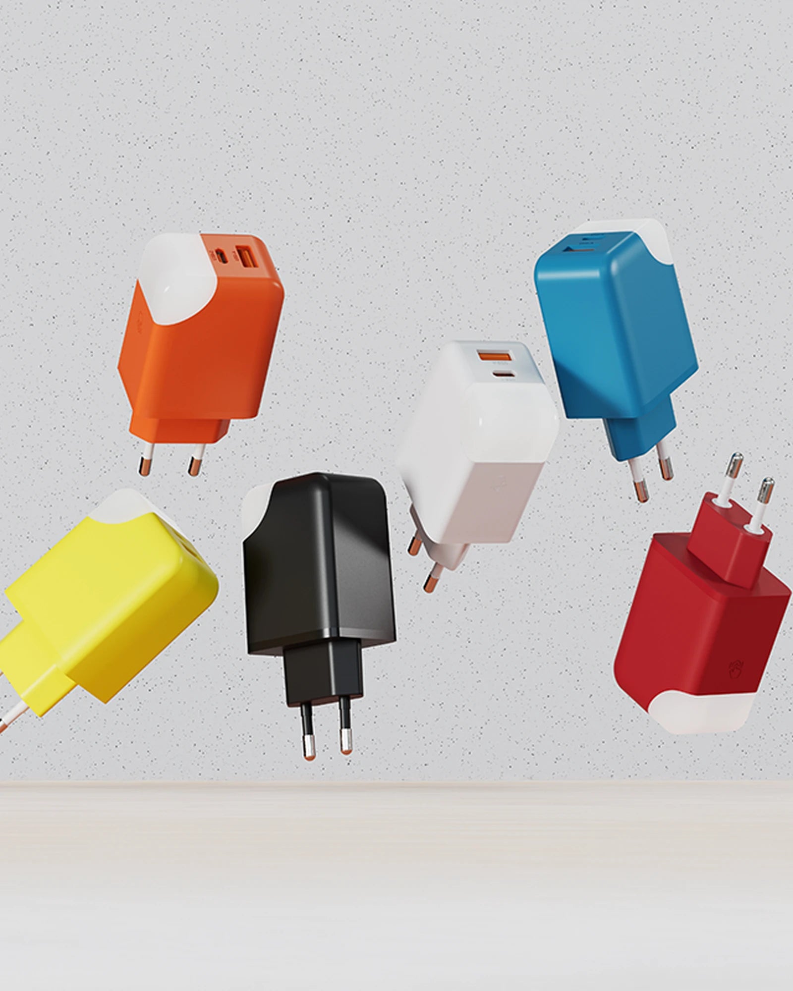 Adapter USB C und USB A 65W zum Personalisieren - 24