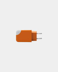 Adapter USB C und USB A 65W zum Personalisieren - Orange