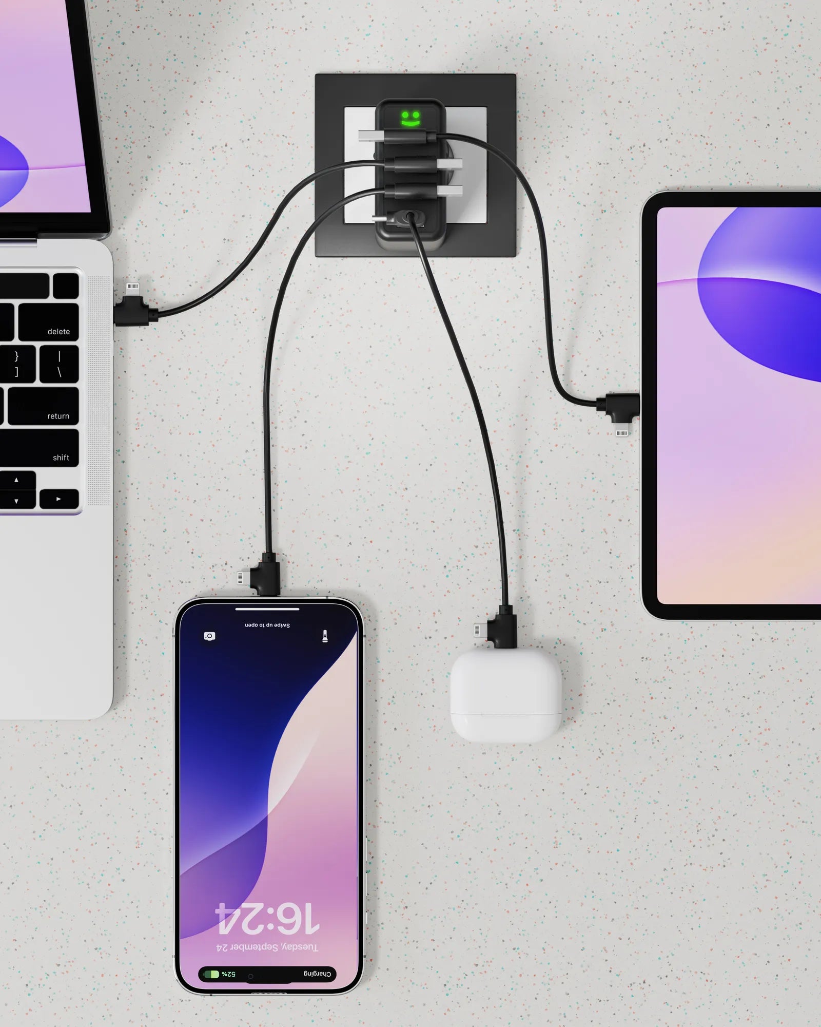 Adapter 100W USB C und USB A zum Personalisieren - 3