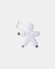 Ladekabel USB-C und Lightning XOOPAR OCTOLONGI zum Personalisieren - Weiß