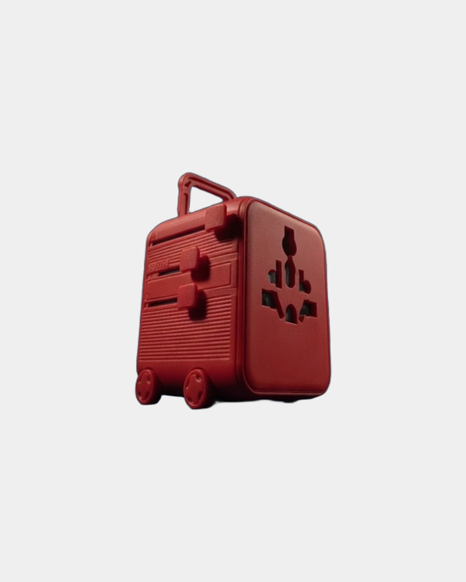 Adapter kompakt XOOPAR Luggie zum Personalisieren - Rot