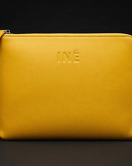Pochette aus recyceltem Leder 10/11" zum Personalisieren - 11