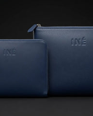 Pochette aus recyceltem Leder 10/11" zum Personalisieren - 1