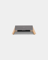 Personalisierbarer Laptopständer aus Holz - 27