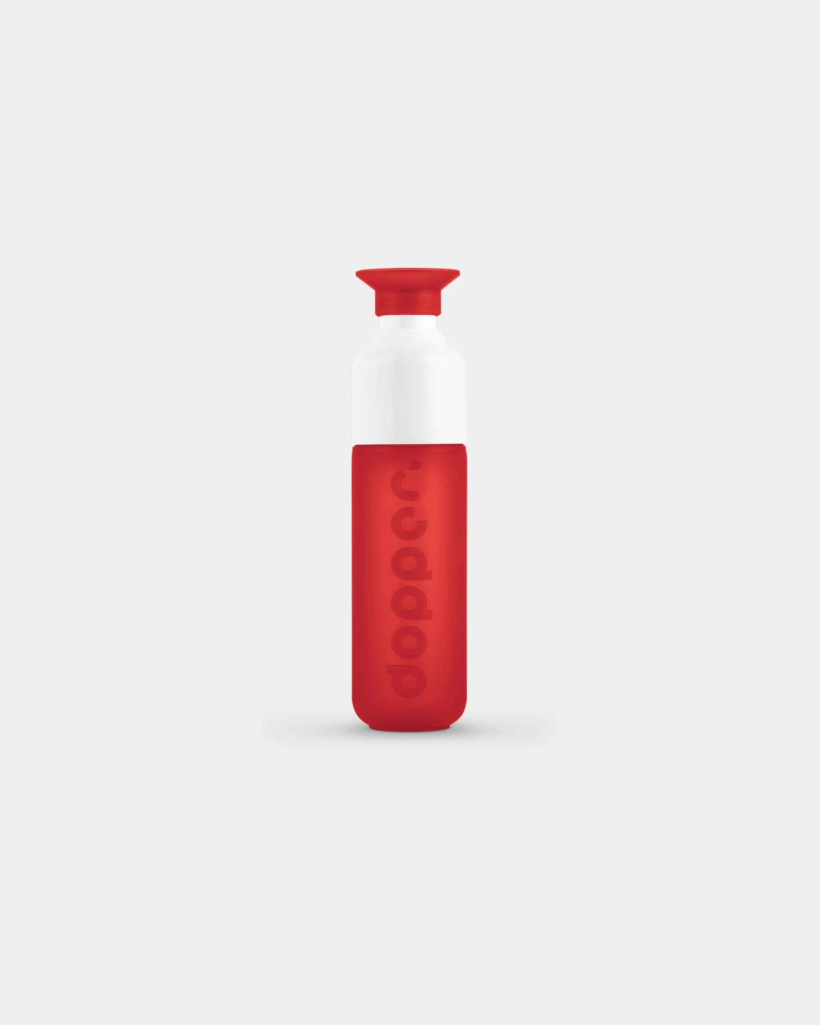 Trinkflasche Dopper Original 450ml zum Personalisieren - Einfach Rot