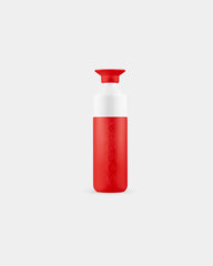 Trinkflasche Edelstahl Dopper Steel zum Personalisieren - Lebhaftes Rot