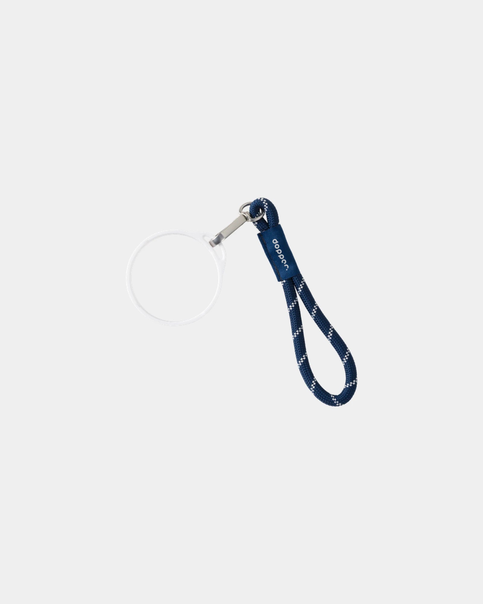 Handgelenkschlaufe Dopper Wrist Cord zum Personalisieren - Mitternachts-Silber