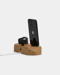 3-in-1-Induktionsladegerät aus Holz zum Personalisieren - 6