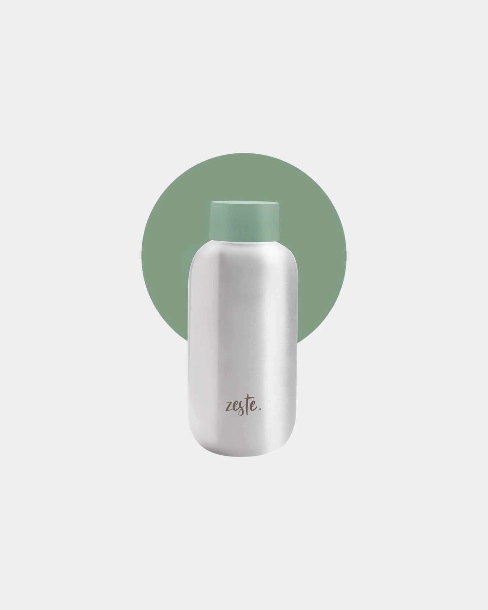 Trinkflasche Edelstahl 500ml Zeste zum Personalisieren - Salbei