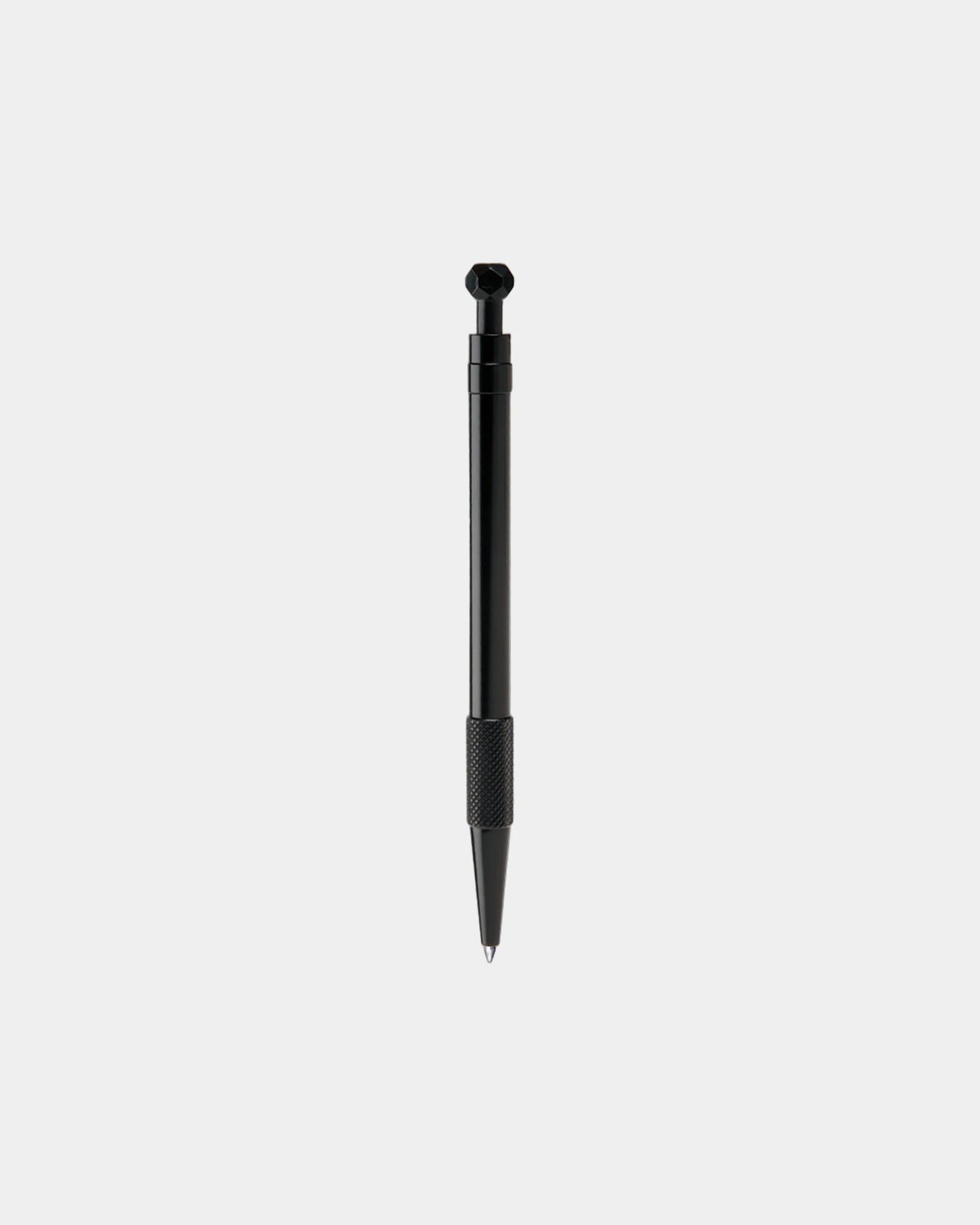 Push Action Ballpoint Pen - Black - Black