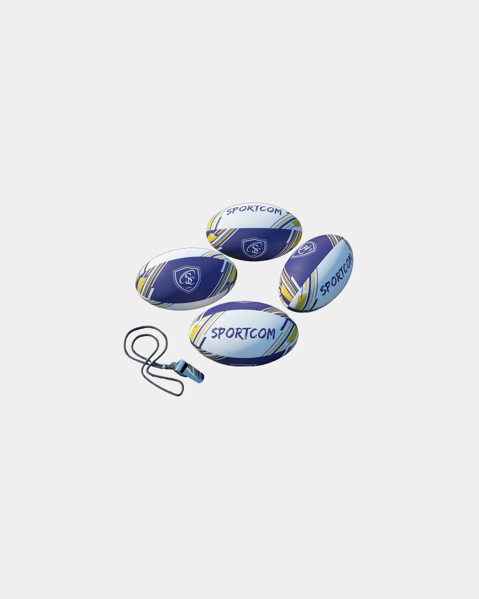 Mini Ballon Rugby 18 cm zum Personalisieren - Mehrfarbig