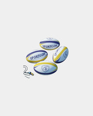 Ballon Rugby 21cm multicolor zum Personalisieren - Mehrfarbig