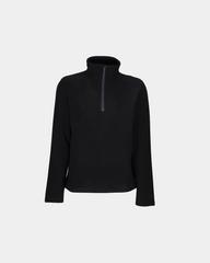 Trendiges umweltfreundliches Fleece - Schwarz