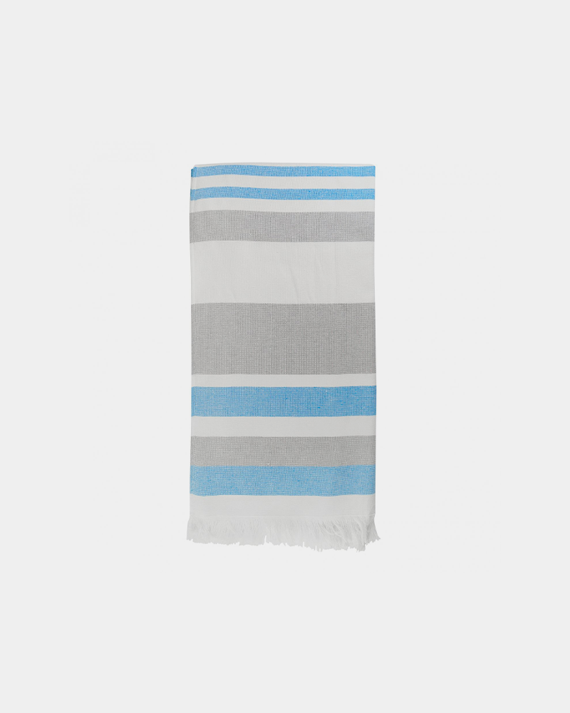 Fouta made in Europe zum Personalisieren - Blau