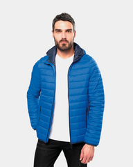 Herren-Daunenjacke mit Kapuze zum Personalisieren