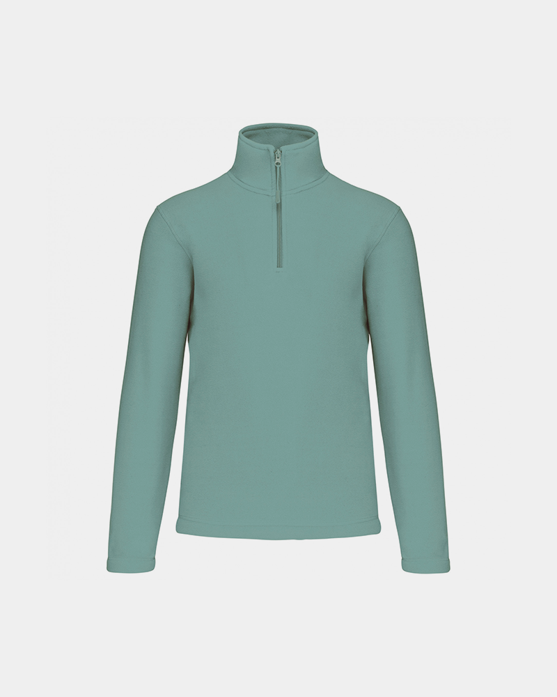 Trendiges Herren-Fleece - Salbei