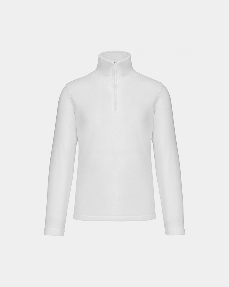 Trendiges Herren-Fleece - Weiß